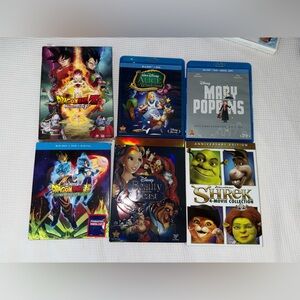 Animation movies Disney & DreamWorks Blu-ray/DVD Box Lot - dragon ball z sealed